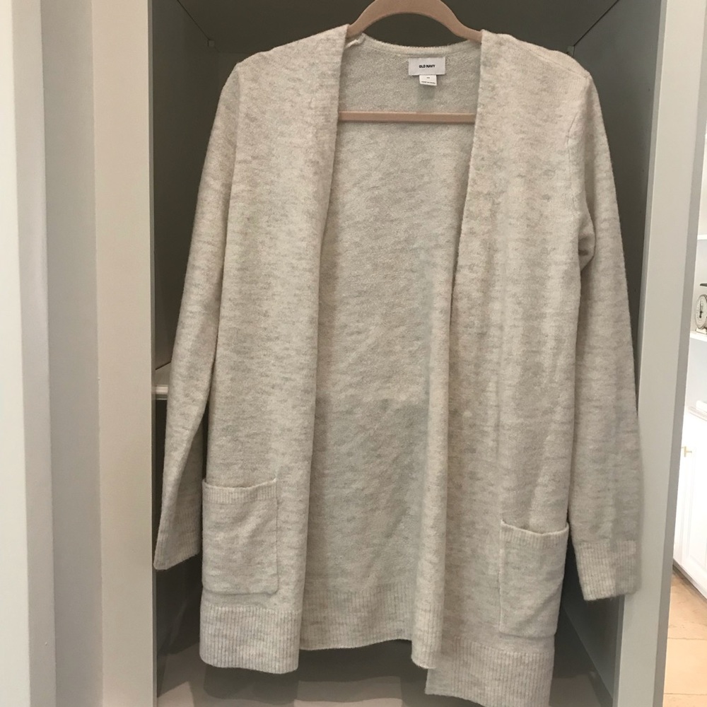 Light gray old navy cardigan
